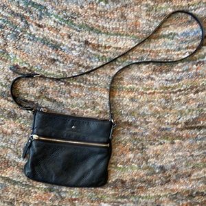Kate Spade Black Leather Crossbody